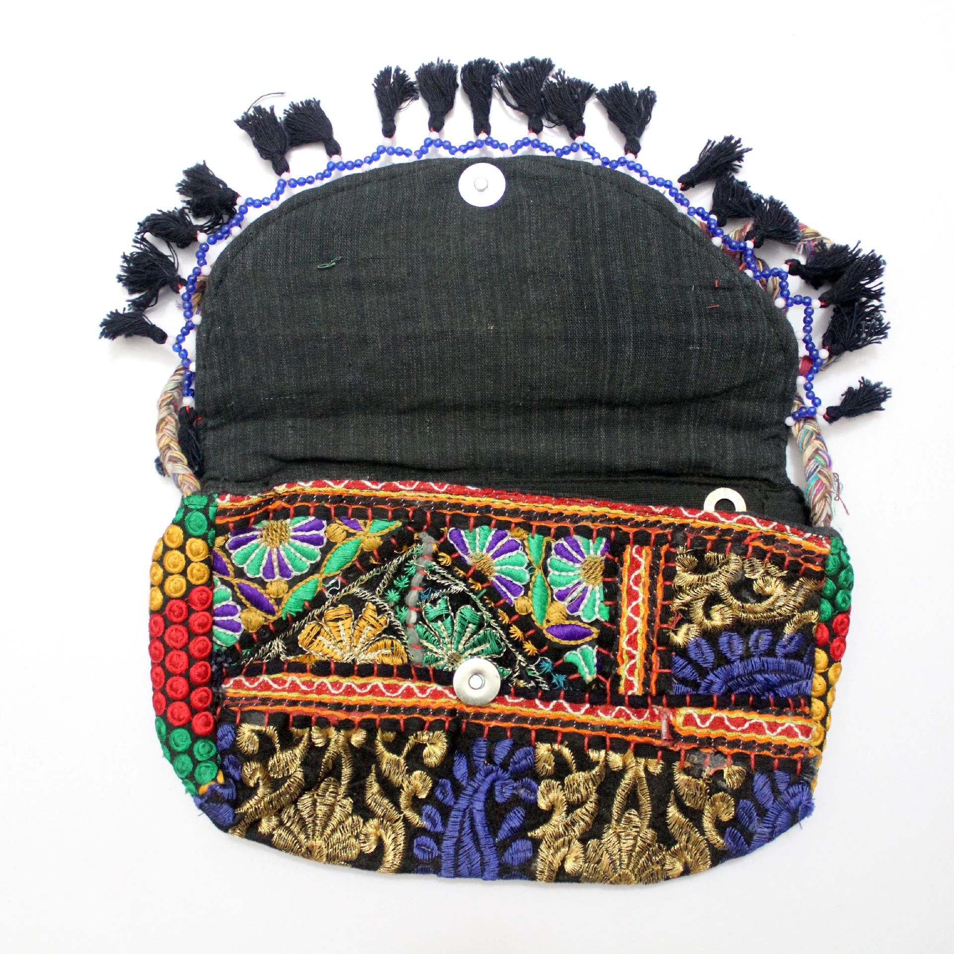Vintage Tribal Banjara Indian Handmade Ethnic Women Boho Embroidered Clutch Bag | eBay