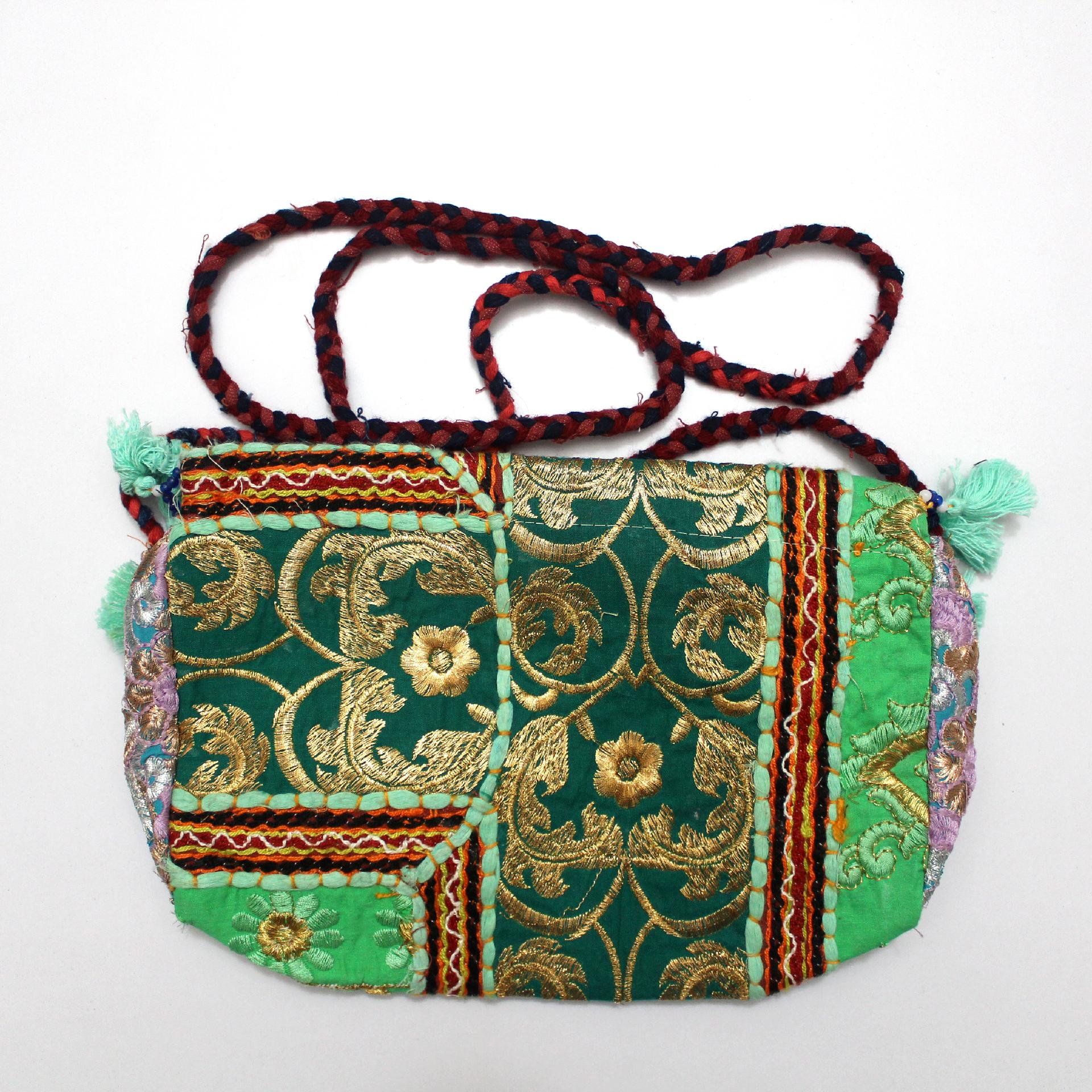 Rajasthani Indian Handmade Ethnic Vintage Banjara Bohemian Foldover Clutch bags